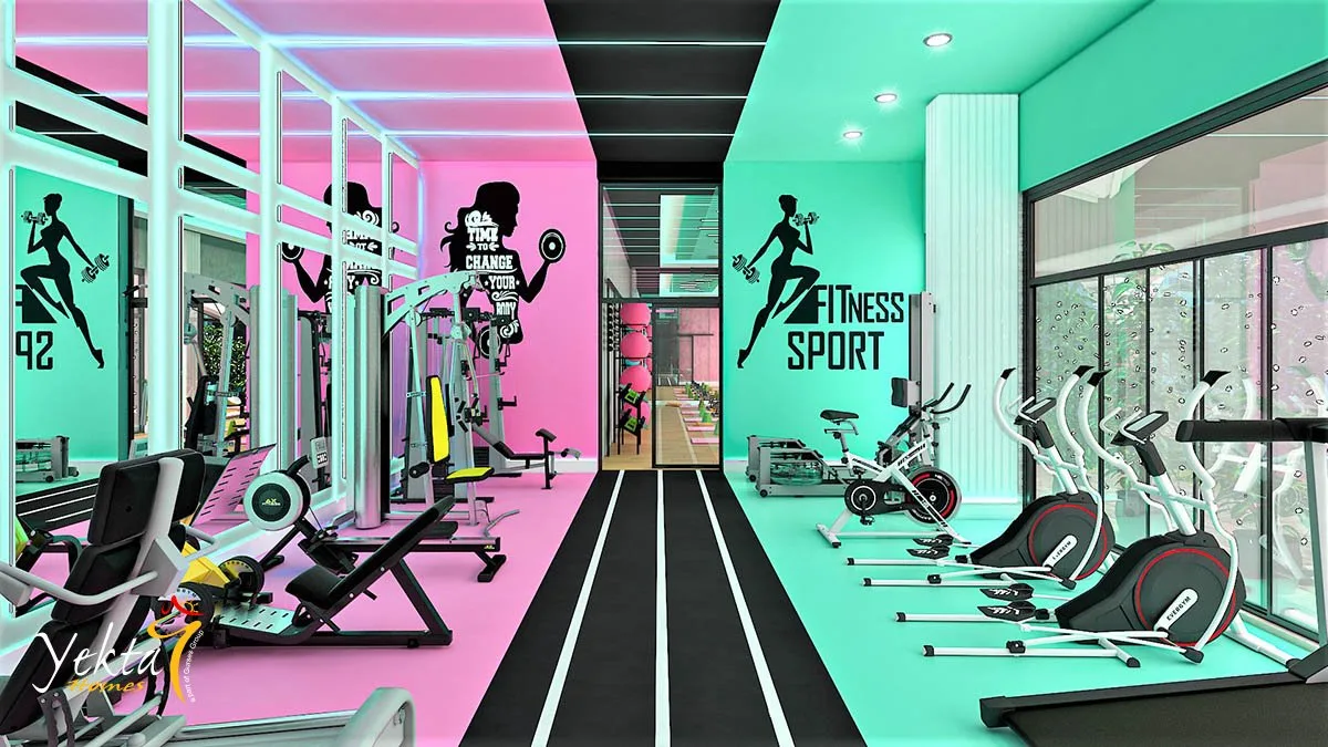 Yekta Kingdom Premium fitness salonu